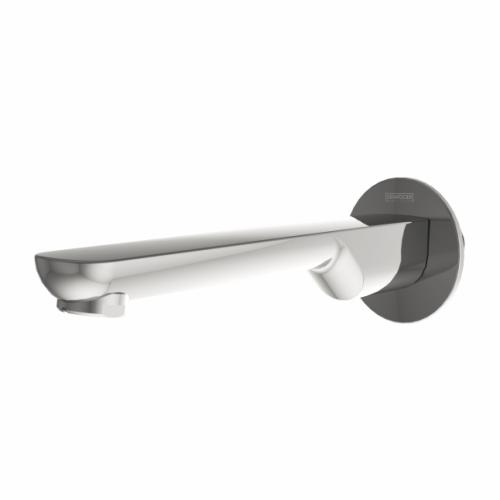 Wall Spout Plain with Wall Flange Chrome